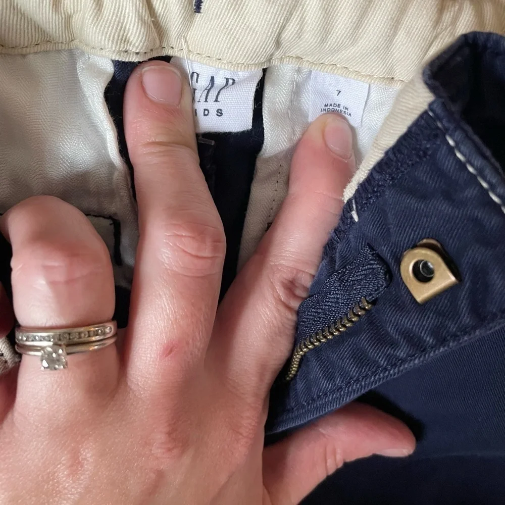 Gap kids blue khakis